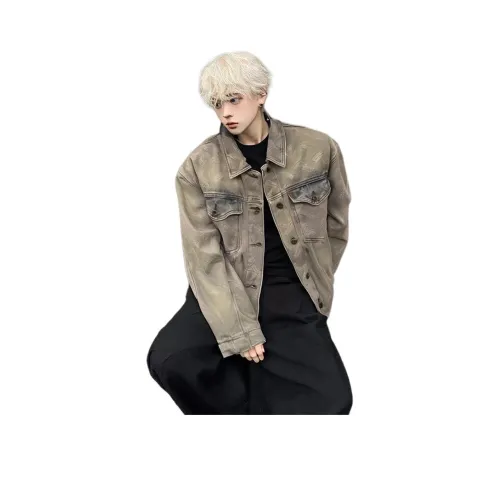 TONYKRZ Винтажный синий Унисекс Джинсовые куртки