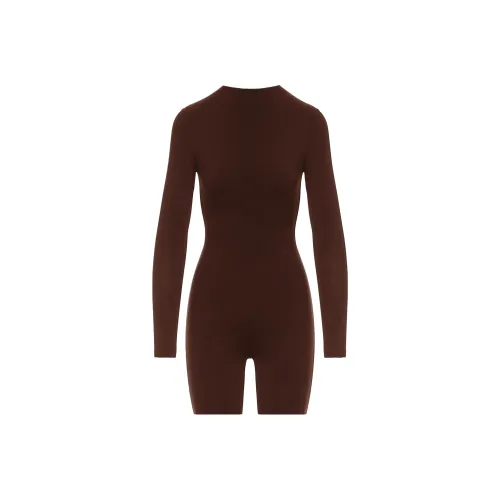 NAKED WARDROBE Средний воротник Sculpt Romper Комбинезон Женские