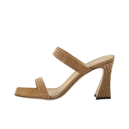 Giuseppe Zanotti GZ Слипоны 8,5 см Женские Бежевые