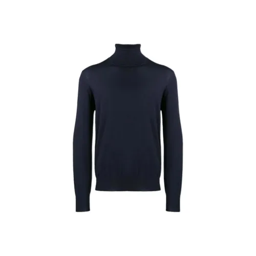 BRUNELLO CUCINELLI Темно-синий Синий Мужской Кашемировые Свитера