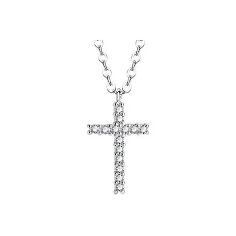 MUYAN Сплав Искрящийся Крест Ожерелье Унисекс