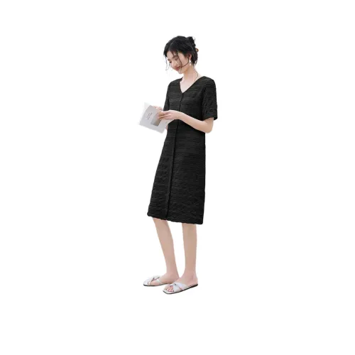 XWI Black Женские Короткие Платья с Рукавами
