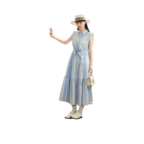 ZIHAN Женские Платья без рукавов