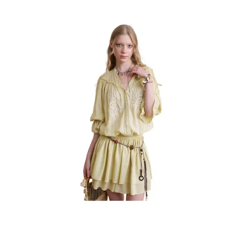DIDDI MODA Женские Платья с Короткими Рукавами