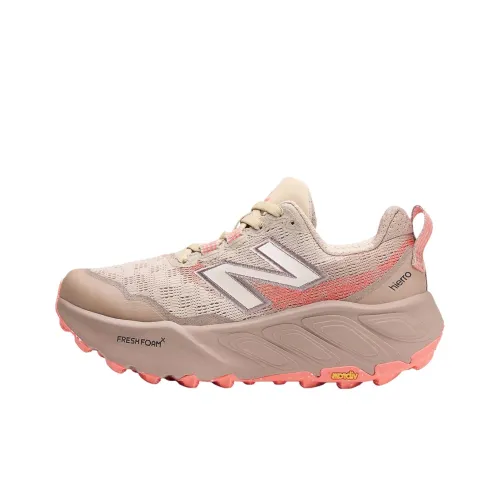 New Balance NB Свежий Foam X Hierro V9 Устойчивый к истиранию Дышащий Низкий Топ Повседневные Беговые кроссовки Женские Тауповый