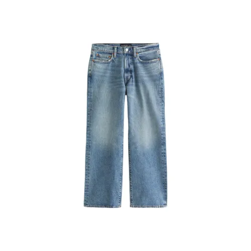 Abercrombie＆Fitch Blue Men's Jeans Аберкомби＆Фитч Синий Мужской Джинсы