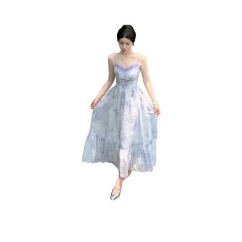 Письмо синий-фиолетовый Женские Слиплатья