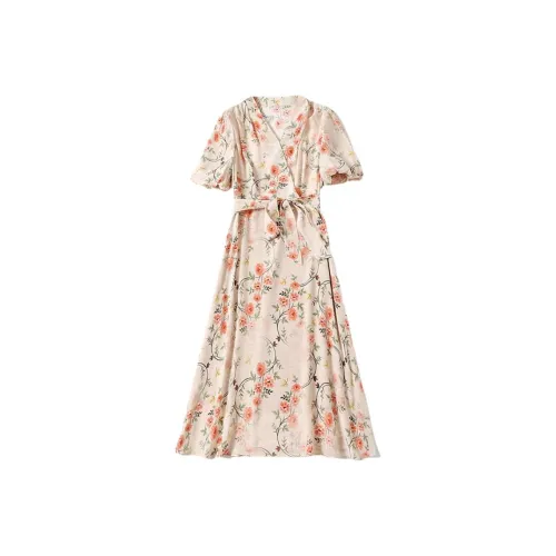 Devanro Короткий рукав Платье Женское