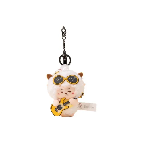 CHAOPIN Счастливый Sheep And Серый Wolf Lazy Sheep Beautiful Sheep Black Leader Rock Collection Plush Pendant