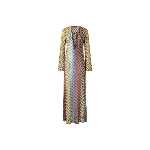 MISSONI Длинное платье с длинными рукавами женское