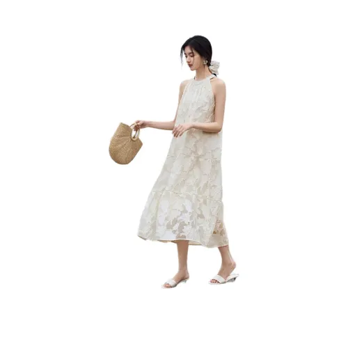 XWI Кокосовое молоко Бежевый Женские Платья без рукавов