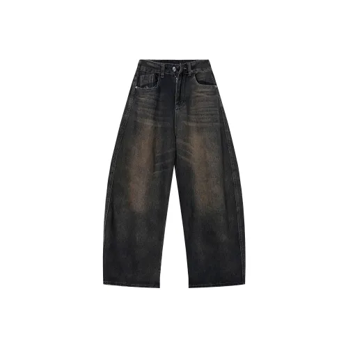 51XXHA Темно-серые Унисекс Джинсы