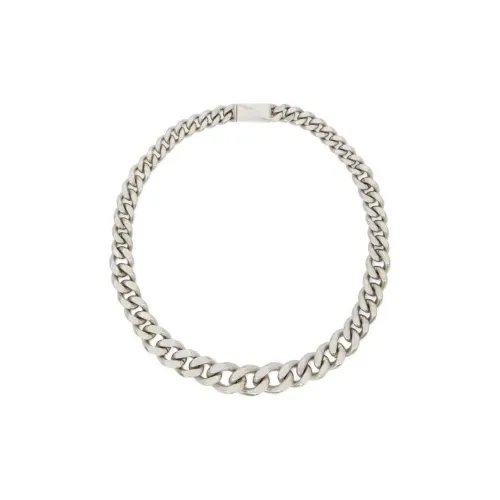 JIL SANDER Брасс Колье Мужской Серебряный