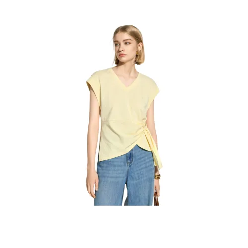 Bethine Светло-желтые Женские Футболки