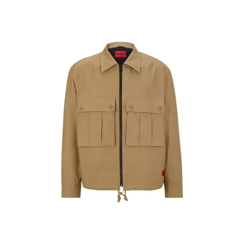 Hugo Boss Куртки и Пальто Мужской Светлый Умбра