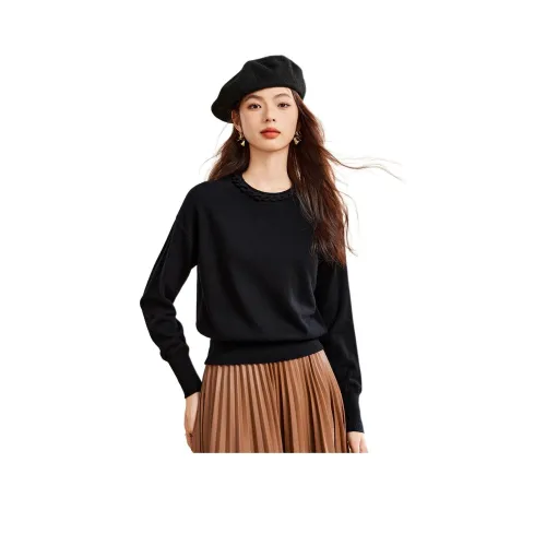 CARBAMMI Черные Женские Свитеры