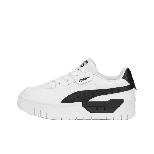 PUMA Cali Dream Устойчивый к истиранию Низкий Топ Детские Скейтбординг Белый Черный Подростки