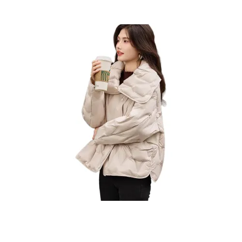 Dme Экрю Женские Пуховики