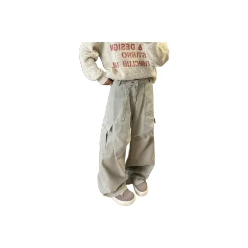 WELTER EXPERIMENT Хаки Унисекс Джинсы