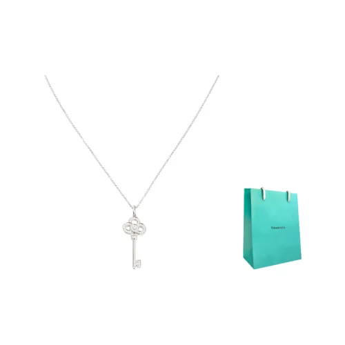 TIFFANY & CO. Keys Collection Ожерелье Белое, золотое Сумка для покупок Женская