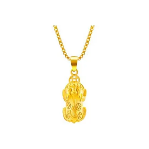 LuluCanaan Золотые Ожерелья Унисекс