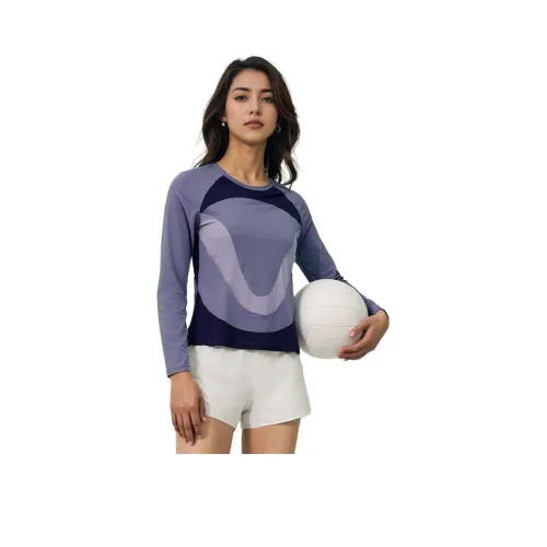 VIVI CYCLE Йога T-рубашка Женская Темно-фиолетовая