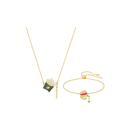 Swarovski NICEST Swarovski Кристальные Ожерелья Золотой Женские