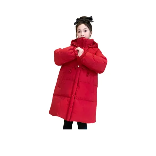 Aisina Хлопковый пуховик Красный Подростки