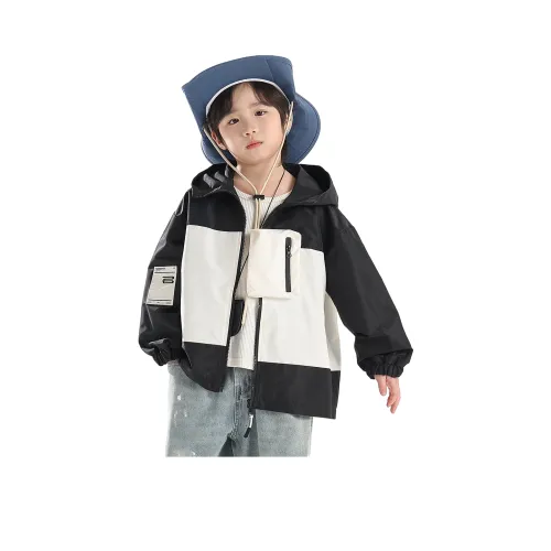 URBANSHOW Куртка Черный Белый Дети Возраст 3-7 лет