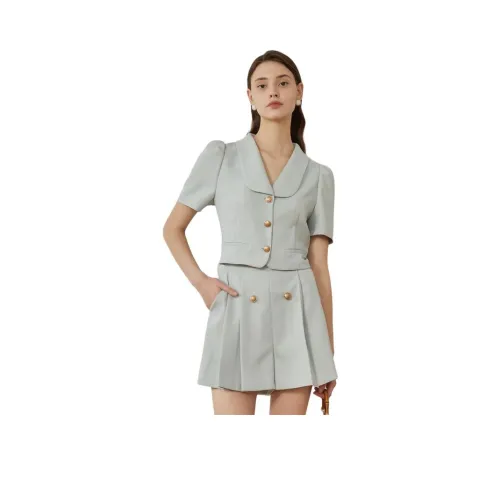 Anmani Бизнес-костюм женский волновой зеленый