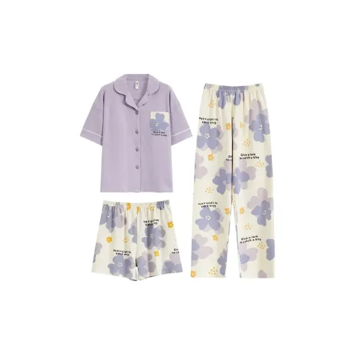 GOSO Светло-фиолетовый Женские Пижамные Комплекты