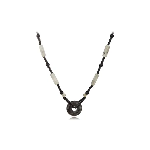 WANLIACC Смола Чернила Peace Пряжка Ожерелье Унисекс