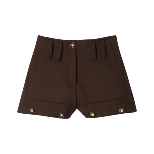 SANDRO Коричнево-желтые Женские Повседневные шорты