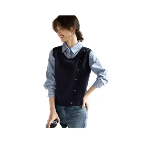 XWI Темно-синий Женская Трикотажная Одежда