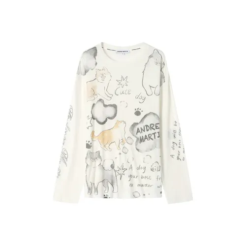 ANDREA MARTIN Белые Женские Футболки