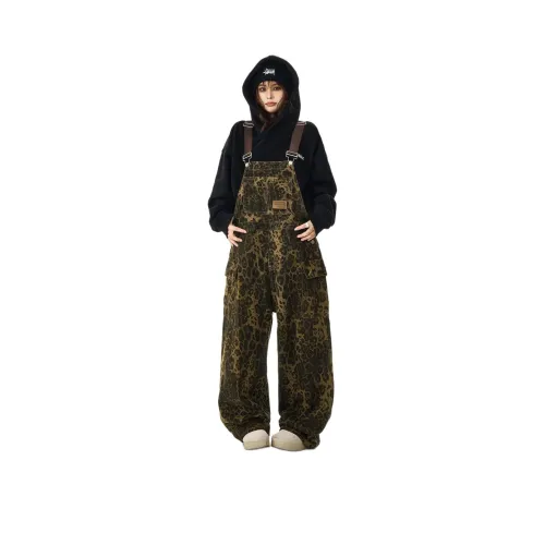 YICHEN Леопардовый принт Женские Комбинезоны