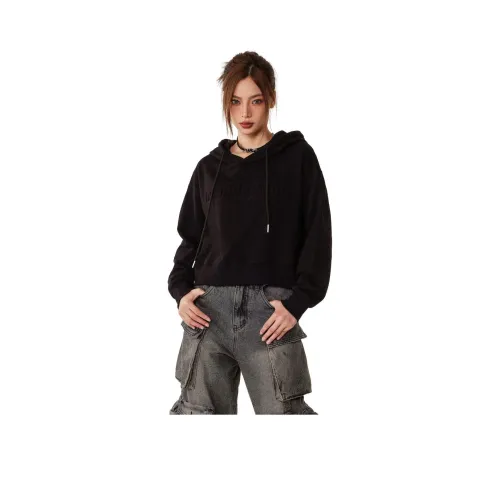 ZUOBEIKA Толстовка Женская Черная