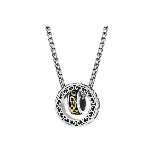 MAGICPOLE Титановые стальные ожерелья мужские серебряные