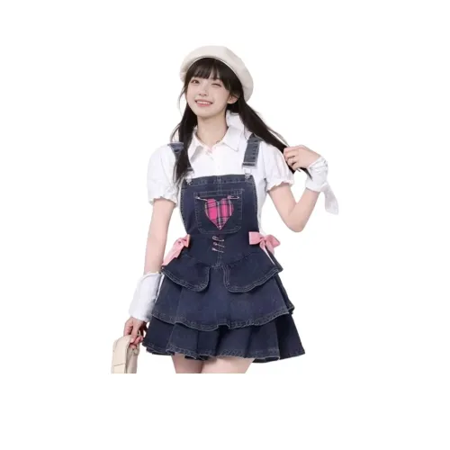 ASW ONLINE Slip Платье Женское Синее