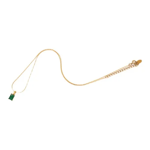 Exhibition Титановая сталь Стекло Ожерелья Женские