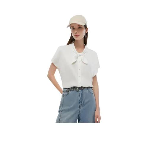 GOELIA 03W Натуральный белый Женские Рубашки