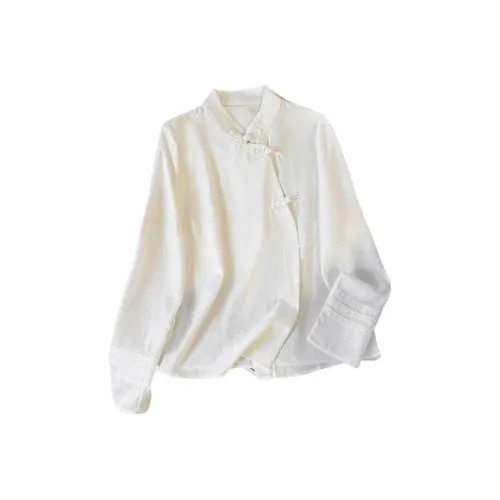 SIXUSICHOU Белые Женские Рубашки