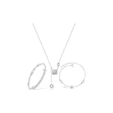 Тонкий, Талия, Вихрь, Коллекция (Ожерелья + Браслеты + Браслеты)