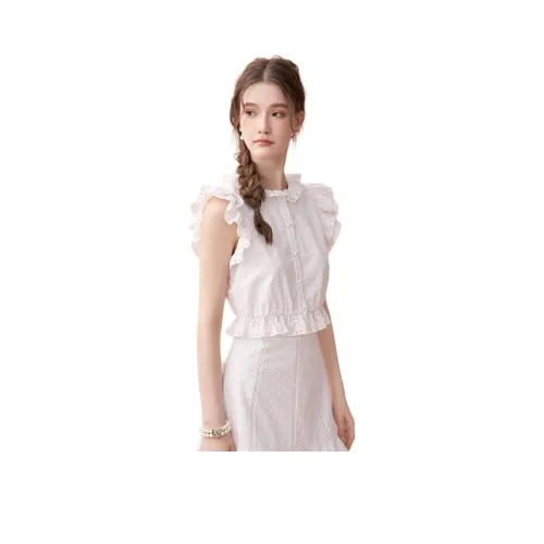 AIVEI Белые Женские Рубашки