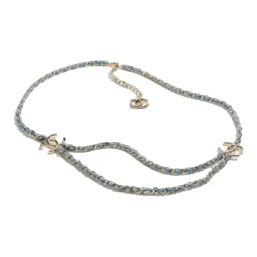 CHANEL 25P Spring Summer Ожерелья Унисекс Синий