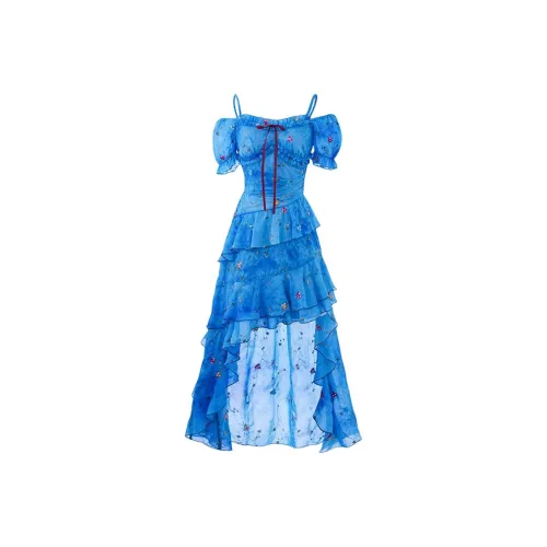 GRAYISMOON Blue Женские Слиплатья