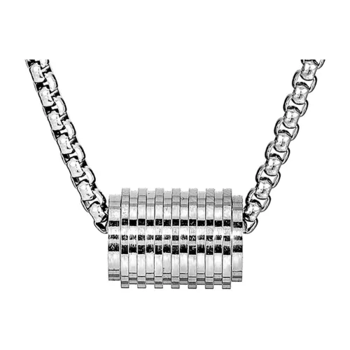 Cooraree Титановые стальные ожерелья унисекс