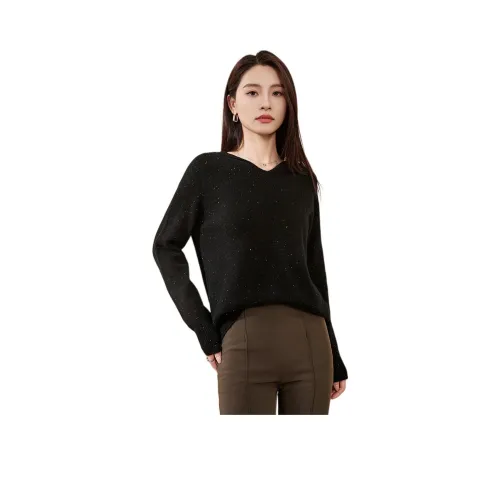 CARBAMMI Черные Женские Свитеры