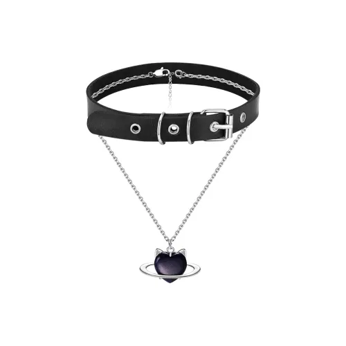 PEACE CAT Кожа Ожерелья Женские