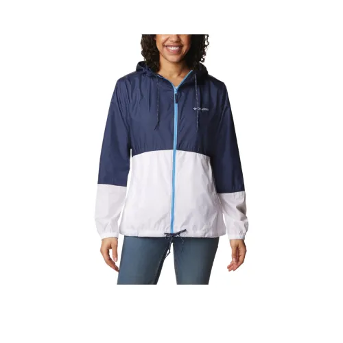 Columbia Синий с Белым Lettering Женские Куртки